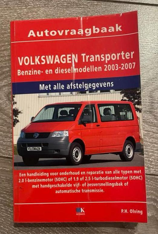 Vraagbaak VW Transporter T5 Benzine & Diesel 2003-2007, Auto diversen, Handleidingen en Instructieboekjes, Ophalen of Verzenden