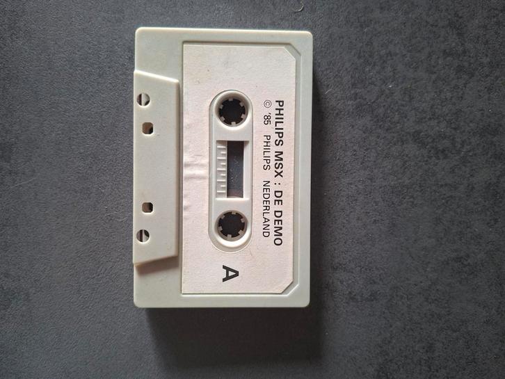 Philips MSX: De Demo - Cassette met 4 programma's, Computers en Software, Overige Computers en Software, Gebruikt, Ophalen of Verzenden