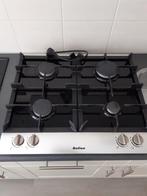 Inbouw 4 pits kooktoestel op gas, Ophalen, 4 kookzones, Zo goed als nieuw, Inbouw