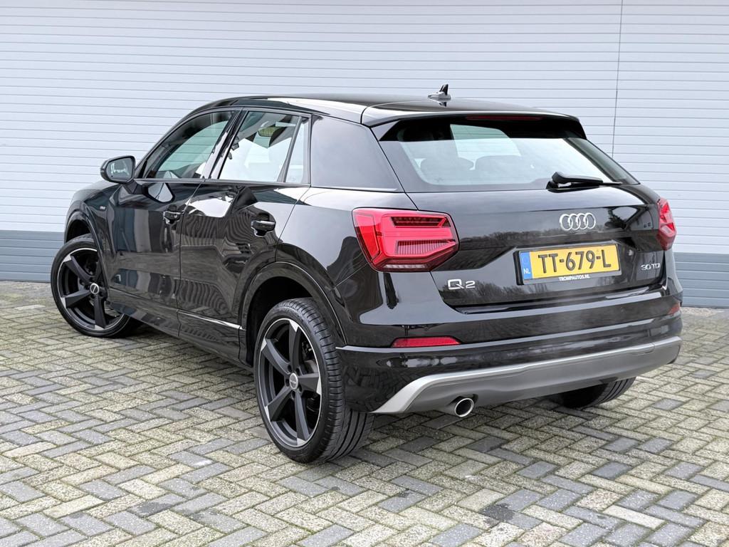 Audi Q2 30 TDI 2X S-LINE|AUTOMAAT|LED|NAVI|CRUISE|ORIG NL|, Auto's, Gebruikt, 4 cilinders, Zwart, Origineel Nederlands