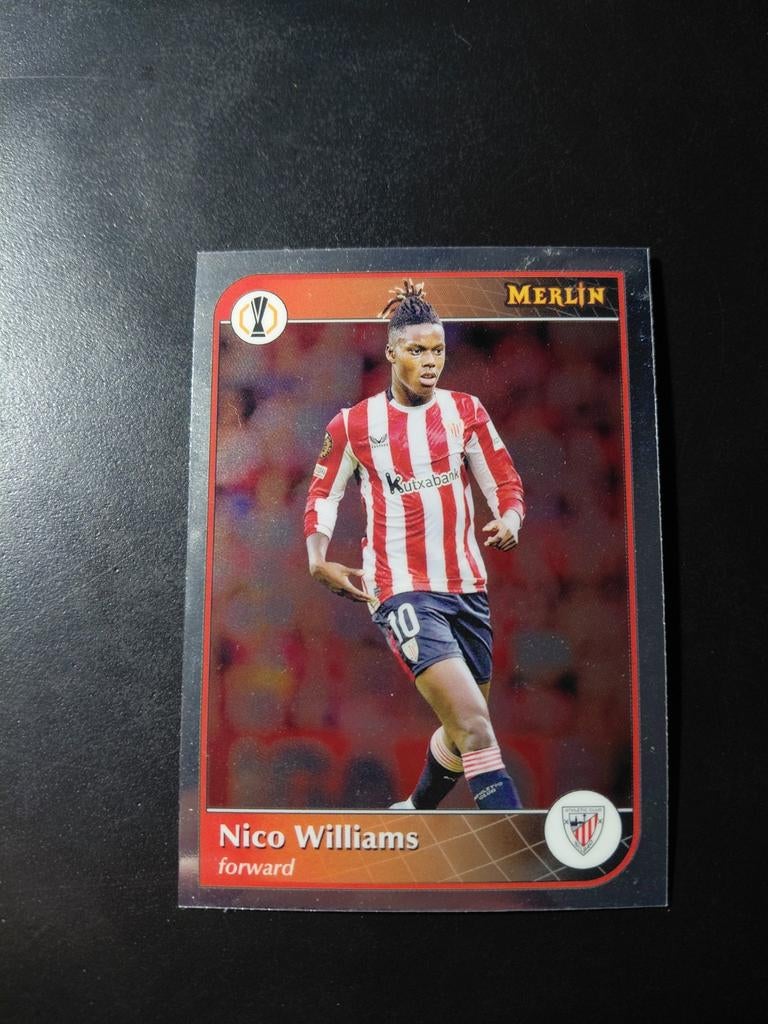 Nico williams (topps chrome), Ophalen of Verzenden, Nieuw, Buitenlandse clubs, Spelerskaart
