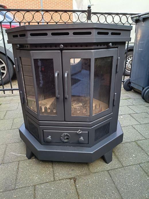 zgan RENY GROTE OSLO 8 kw houtkachel allesbrander, Huis en Inrichting, Kachels, Ophalen, Houtkachel, Zo goed als nieuw, Vrijstaand