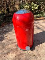 Rode Wesco prullenbak - Pedaalsysteem defect, Ophalen, Gebruikt, Met pedaal, 40 liter of meer