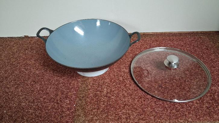 Wokpan emaille, Antiek en Kunst, Antiek | Emaille, Ophalen
