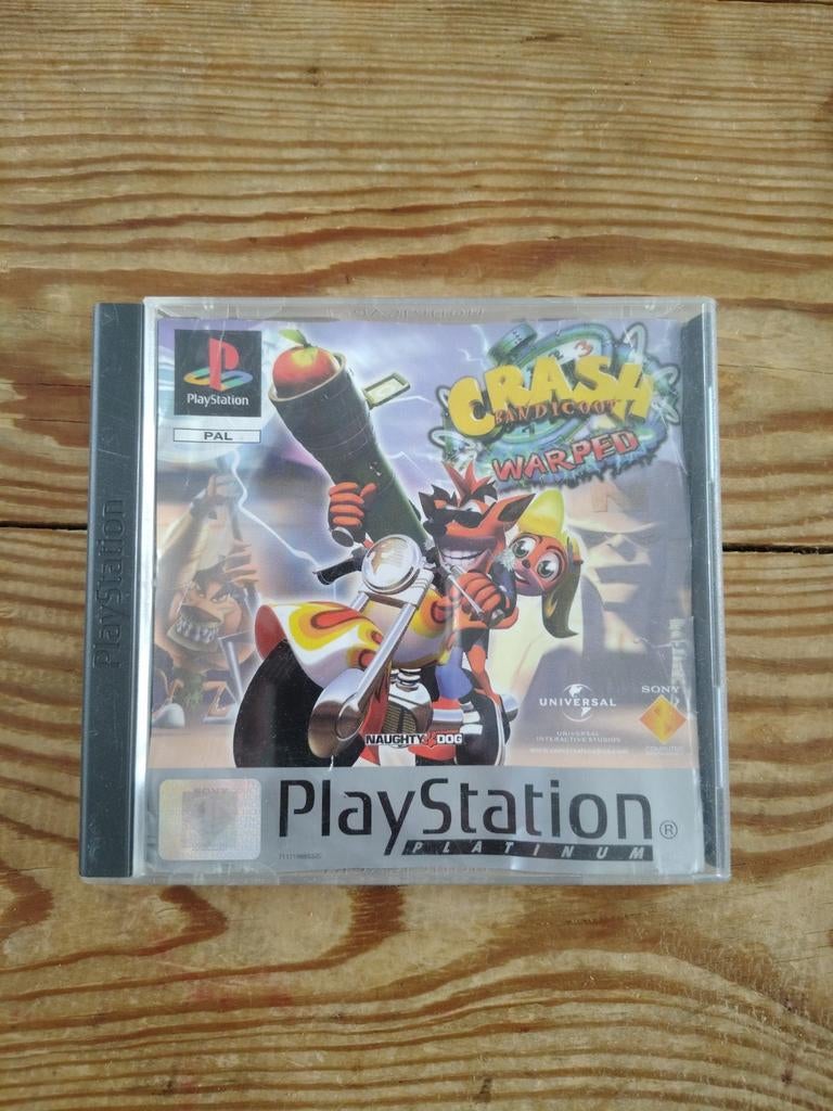 Crash Bandicoot 3: Warped - PlayStation 1 (PS1), Spelcomputers en Games, Games | Sony PlayStation 1, Gebruikt, 1 speler, Ophalen of Verzenden