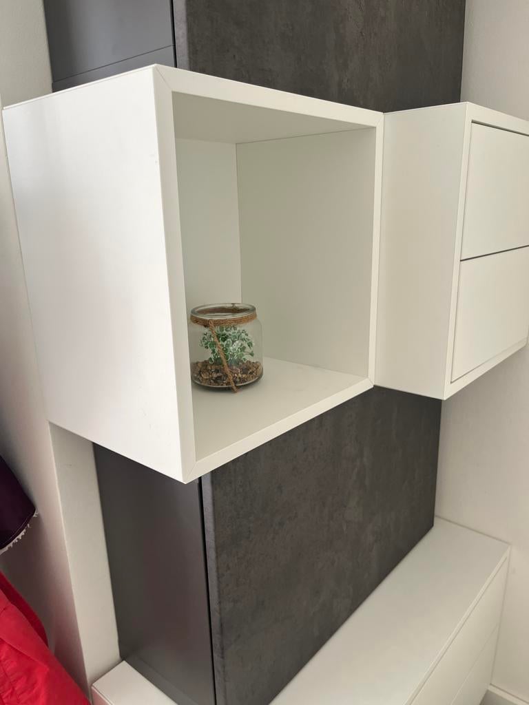 IKEA EKET kast wit 35x25x35cm, Ophalen, Zo goed als nieuw, Wit, Overige typen