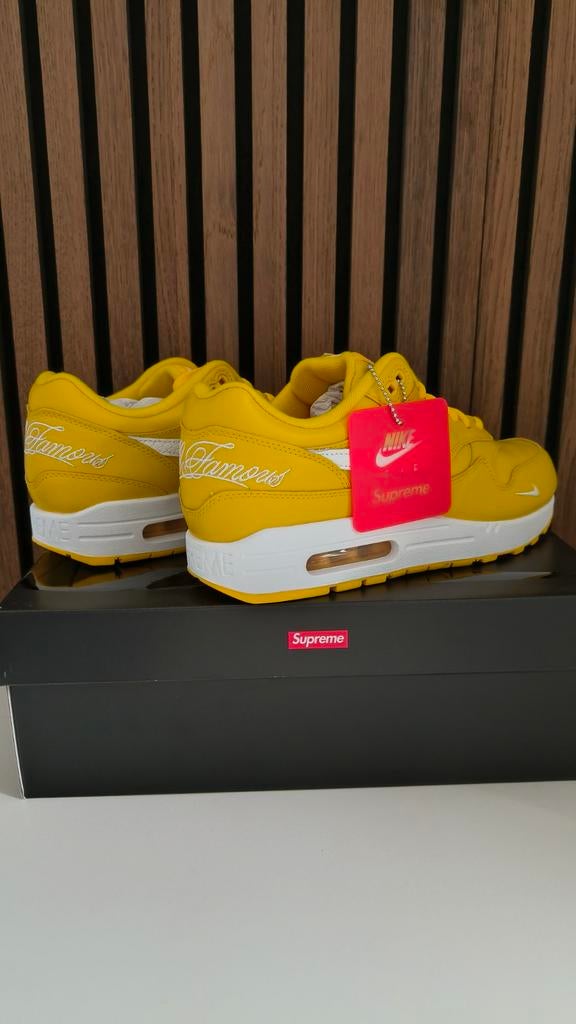 Nike Air Max 1 x supreme - nieuw nooit gedragen, Kleding | Heren, Ophalen of Verzenden, Nieuw