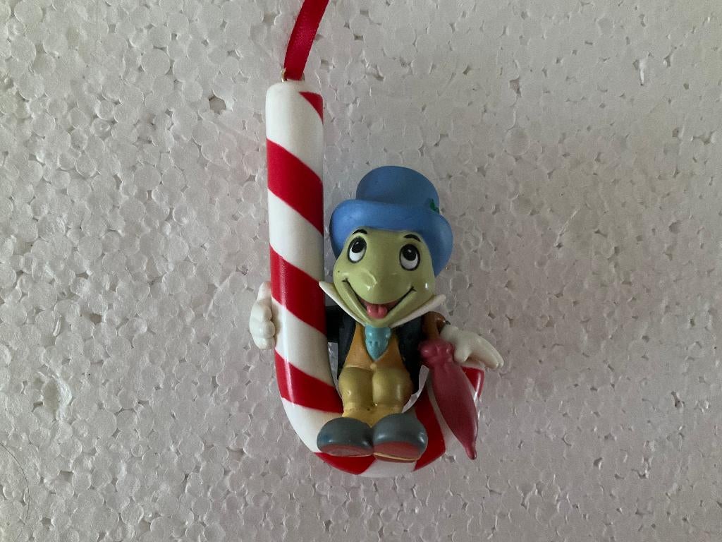 Disney Pinocchio - Disney ornament van Japie krekel, Verzamelen, Disney, Ophalen, Peter Pan of Pinokkio, Zo goed als nieuw, Beeldje of Figuurtje