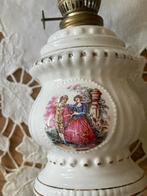 Antiek olielampje porselein, Ophalen of Verzenden