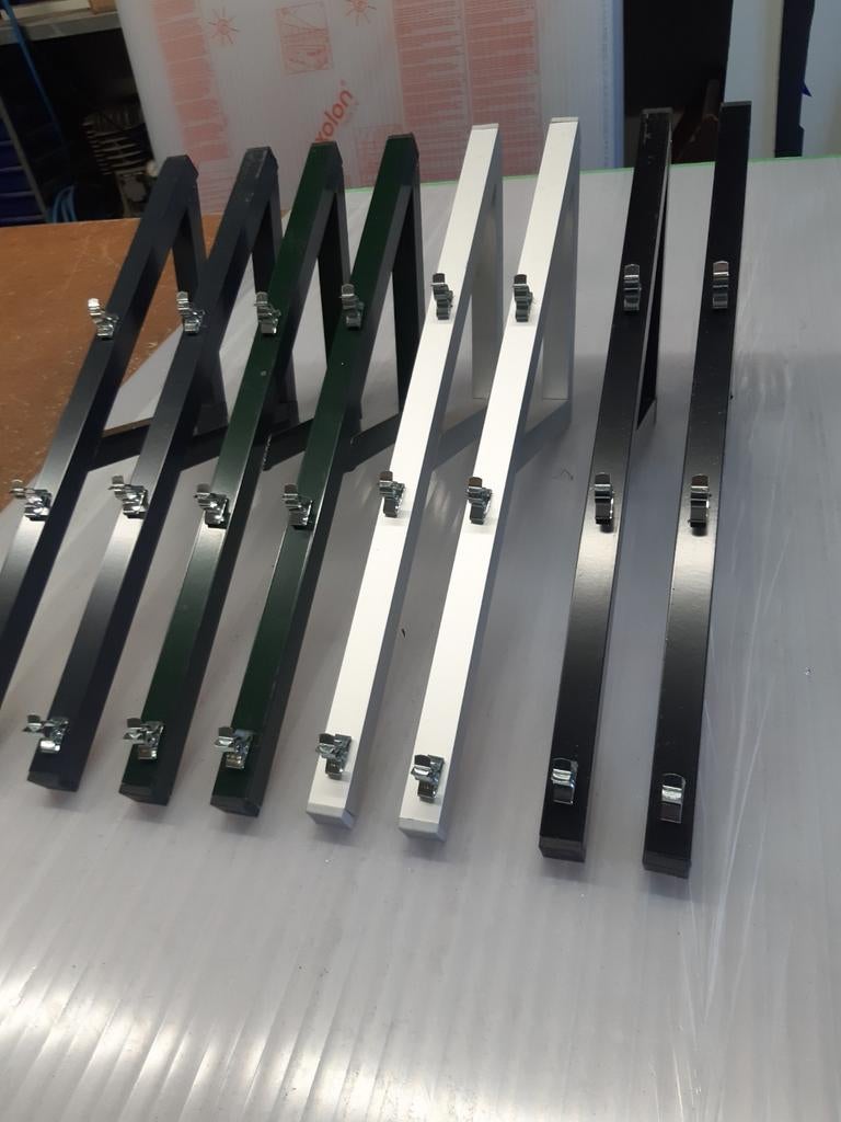 Aluminium zitstokhuders in diversen kleuren, Ophalen of Verzenden, Nieuw, Aluminium, Overige typen