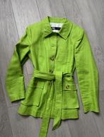 Groene linnen blazer van Zara - maat S, Ophalen of Verzenden, Zo goed als nieuw, Groen