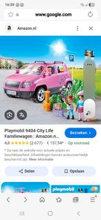 Playmobil 9404 roze auto, Ophalen, Zo goed als nieuw, Complete set