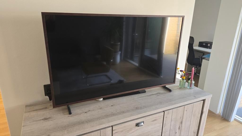 55 inch TV (lichte schade), Ophalen, Gebruikt, 50 Hz, Samsung