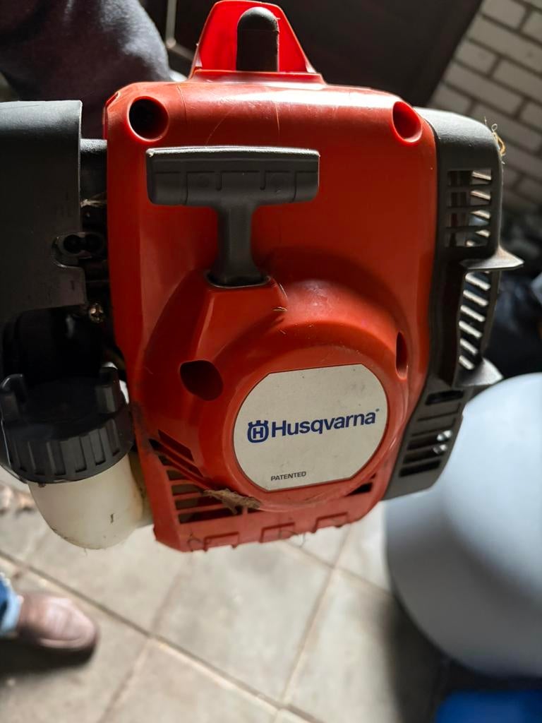 Husqvarna bosmaaier, Ophalen, Gebruikt, Benzine