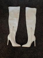 Lakleer witte overknie laarzen nieuw maat 39, Ophalen of Verzenden, Zo goed als nieuw, Wit, Hoge laarzen