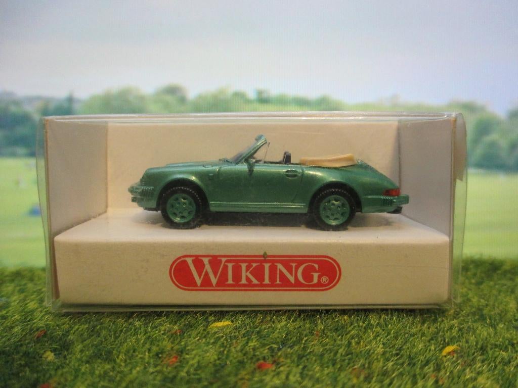 Porsche 930 911 SC Cabrio Wiking metallic-groen, Ophalen of Verzenden, Nieuw, Auto, Wiking