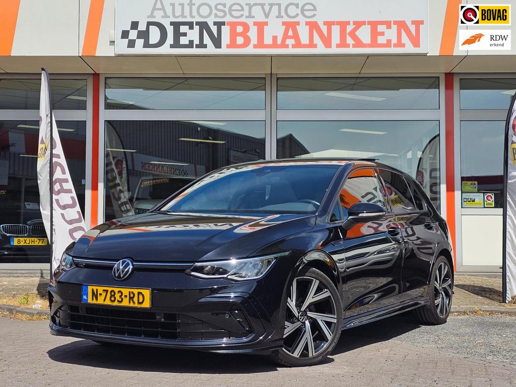 Volkswagen Golf 1.5 eTSI R-Line BJ.2021 / Panodak / Navi / F, Auto's, Euro 6, 4 cilinders, Zwart, 1252 kg
