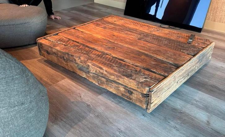 Bielzen salontafel, Huis en Inrichting, Tafels | Salontafels, 100 tot 150 cm, Zo goed als nieuw, Minder dan 50 cm, Rechthoekig