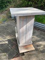 Staantafel van steigerhout, Tuin en Terras, Ophalen, Gebruikt, Rechthoekig, Hout