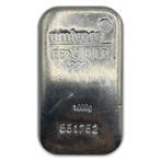 Umicore 1 kg Zilverbaar kilo baar zilver, Ophalen of Verzenden, Zilver