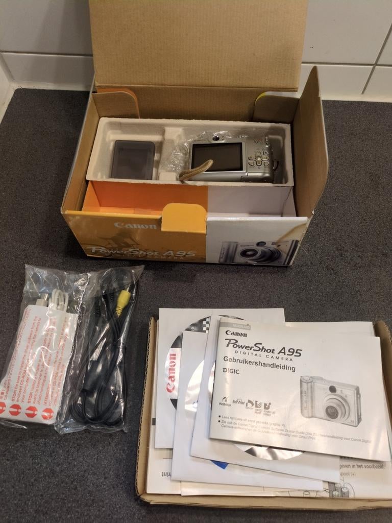 Canon PowerShot A580 Digitale Camera - Compleet in Doos, Canon, Compact, Ophalen of Verzenden, Zo goed als nieuw