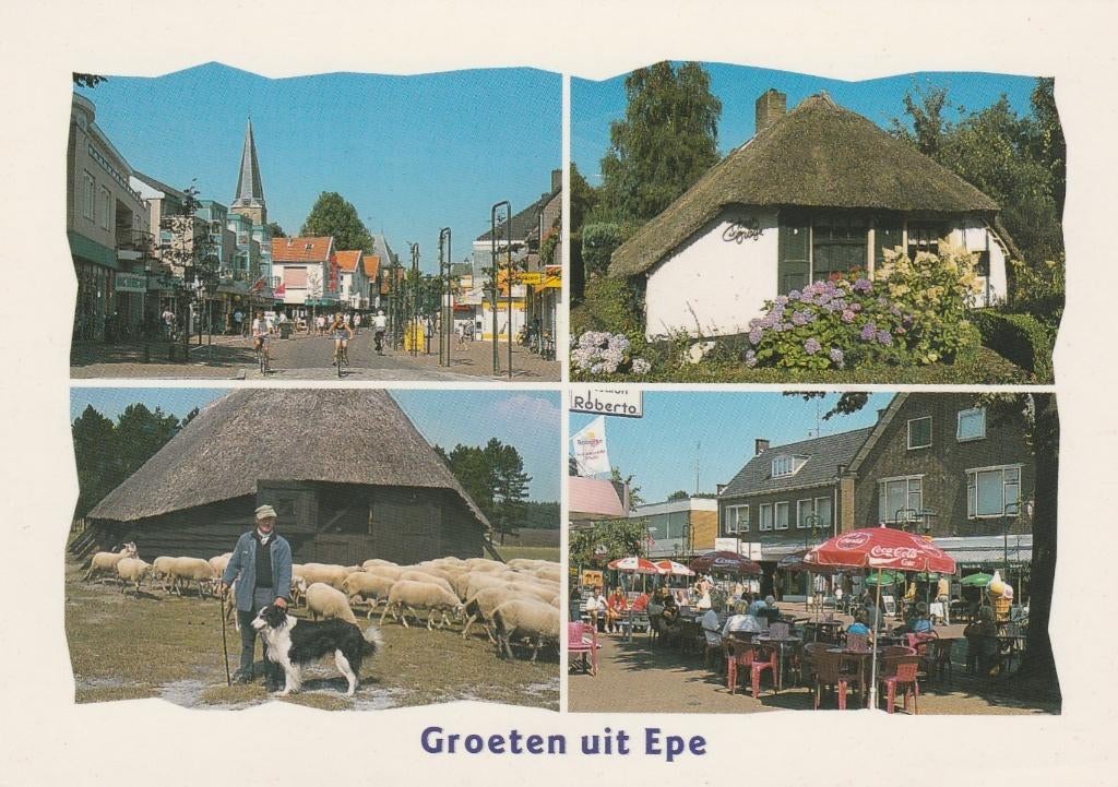 EPE Centrum Schaapskooi Kudde Terras, Verzamelen, Ansichtkaarten | Nederland, Gelopen, Gelderland, 1980 tot heden, Verzenden
