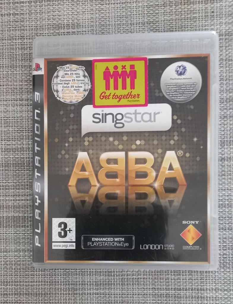 SingStar ABBA PS3 - Karaoke Game voor PlayStation 3, Muziek, Gebruikt, 2 spelers, Eén computer