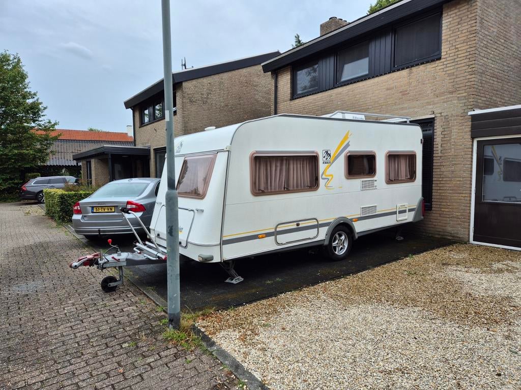 Knaus sudwind 450, Caravans en Kamperen, Rondzit, Airco, Frans bed, Particulier