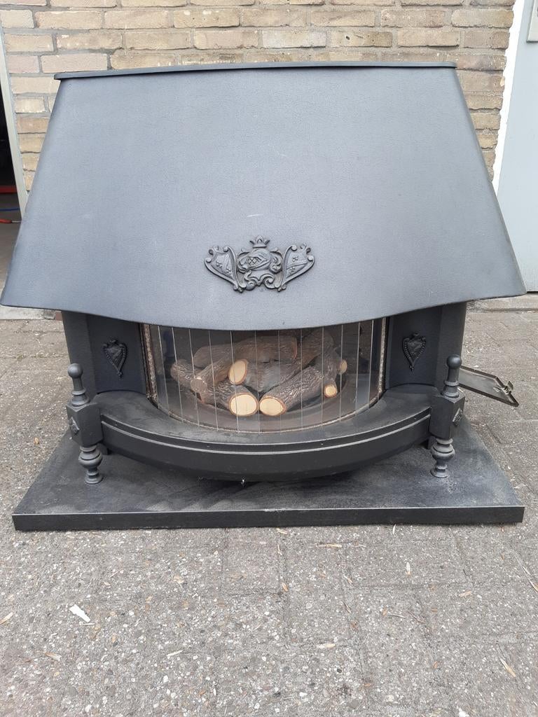 Sfeervolle Gaskachel - Gebruikt maar in goede staat, Huis en Inrichting, Kachels, Ophalen, Gebruikt, Gas, Vrijstaand