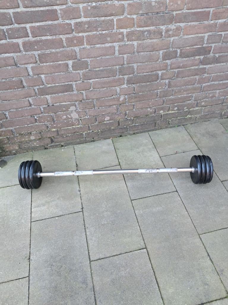 Gewichtsstang 30 kg, Sport en Fitness, Fitnessmaterialen, Ophalen, Gebruikt