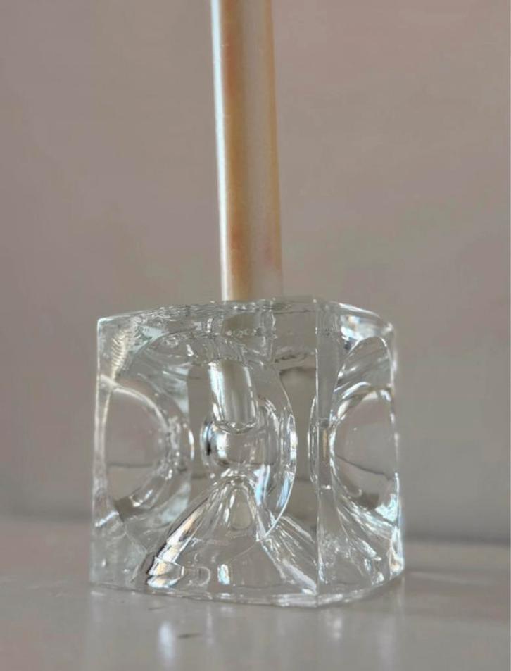 Vintage kandelaar Rudolf Jurnikle, Antiek en Kunst, Antiek | Glas en Kristal, Ophalen of Verzenden