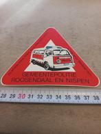 Gemeentepolitie Roosendaal nispen vw bus, Verzamelen, Stickers, Ophalen of Verzenden, Zo goed als nieuw
