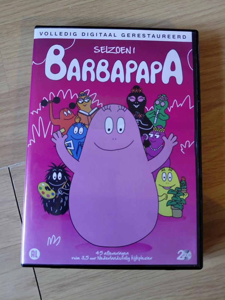 BARBAPAPA seizoen 1 compleet restored 2disc, Alle leeftijden, Ophalen of Verzenden, Zo goed als nieuw