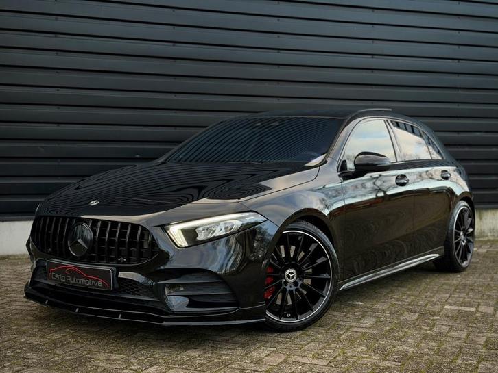 Mercedes-Benz A-Klasse 250 AMG NIGHT|PANO|BURMESTER|BLINDSPO, Auto's, Mercedes-Benz, Bedrijf, Te koop, A-Klasse, ABS, Achteruitrijcamera