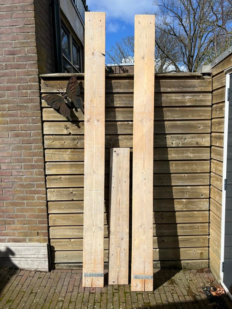 steigerhouten planken - 1 lange plank gereserveerd, Ophalen, Zo goed als nieuw, 250 cm of meer, Planken