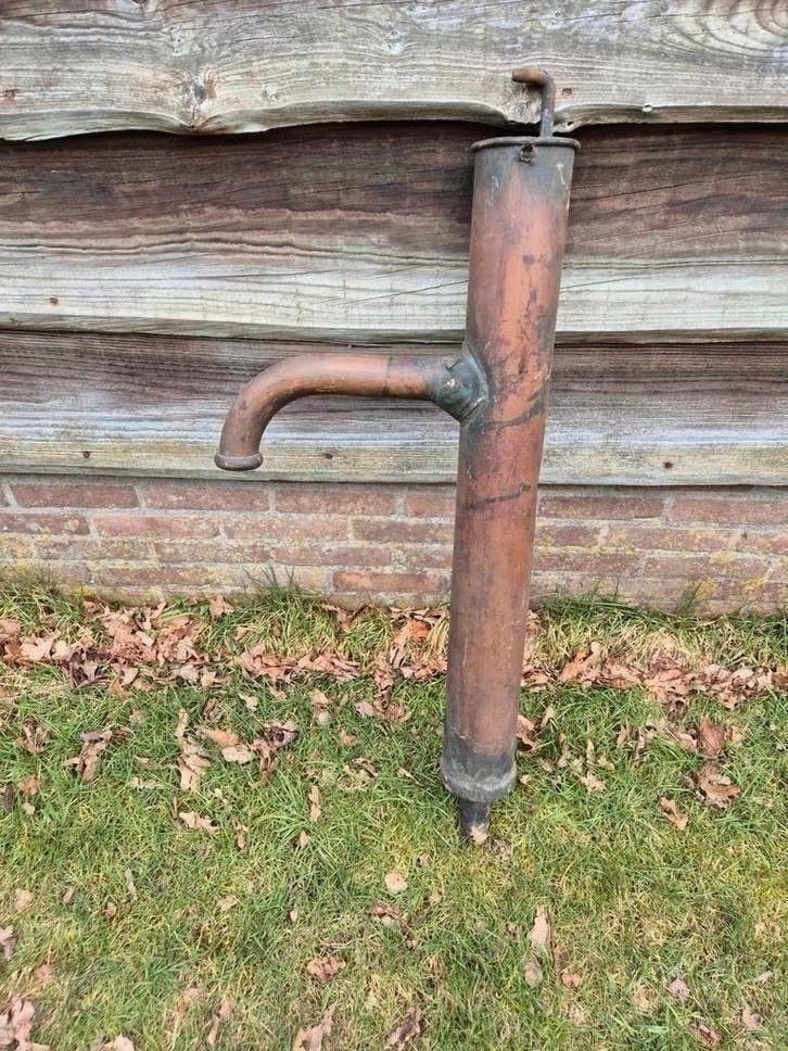 antieke koperen pomp, Ophalen, Gebruikt, Handmatig, Overige typen