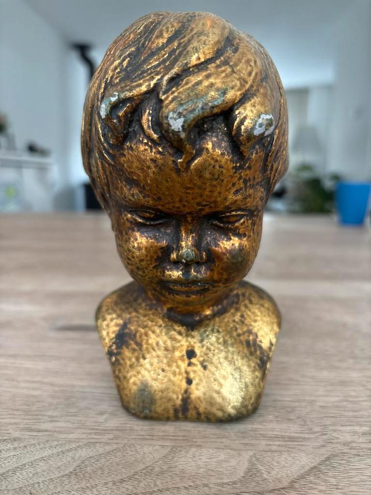 Hoofd gebroeders van Paridon, Antiek en Kunst, Kunst | Beelden en Houtsnijwerken, Ophalen of Verzenden