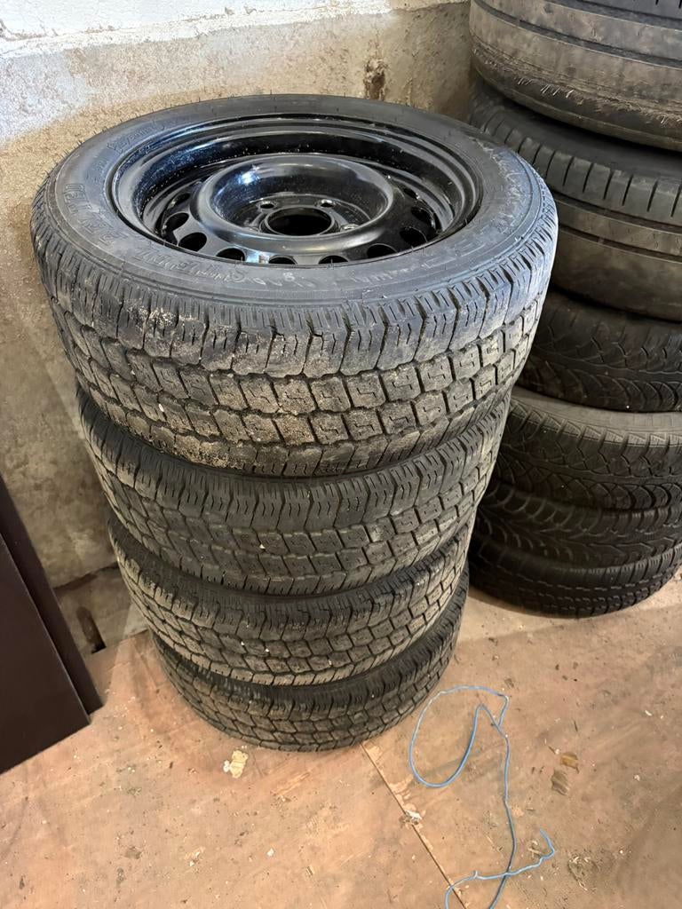 Hogedruk wielen aanhanger 4 stuks, Auto diversen, Aanhangwagen-onderdelen, Ophalen, Zo goed als nieuw