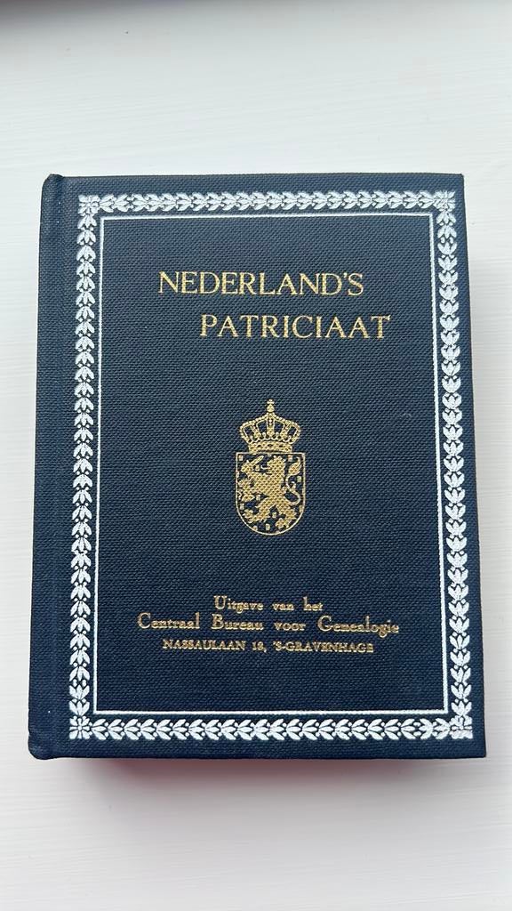 Nederland’s Patriciaat & Nederland’s Adelsboek, Boeken, Verzenden, 19e eeuw, Zo goed als nieuw