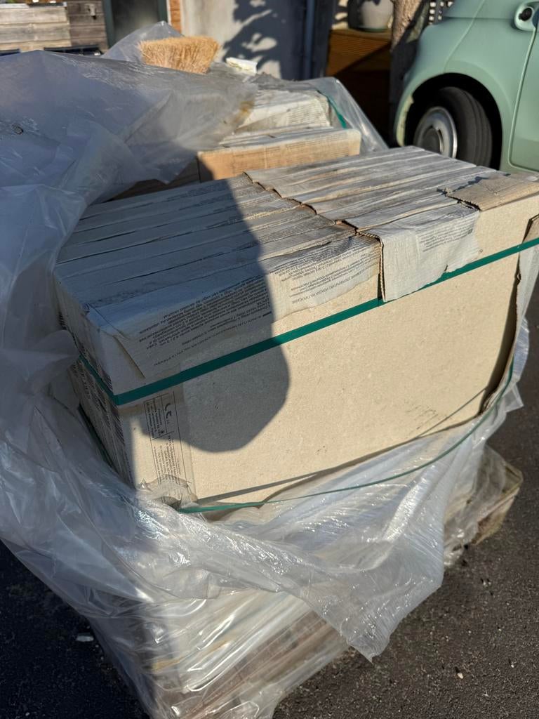 Nieuwe tegels Solido Ceramica Travel Pearl 60x60x3, Tuin en Terras, Tegels en Klinkers, Ophalen, Nieuw, 5 tot 10 m², Beton