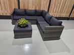 Prachtige hoekloungeset in goede staat met kussens, 5 zitplaatsen, Ophalen of Verzenden, Zo goed als nieuw, Wicker