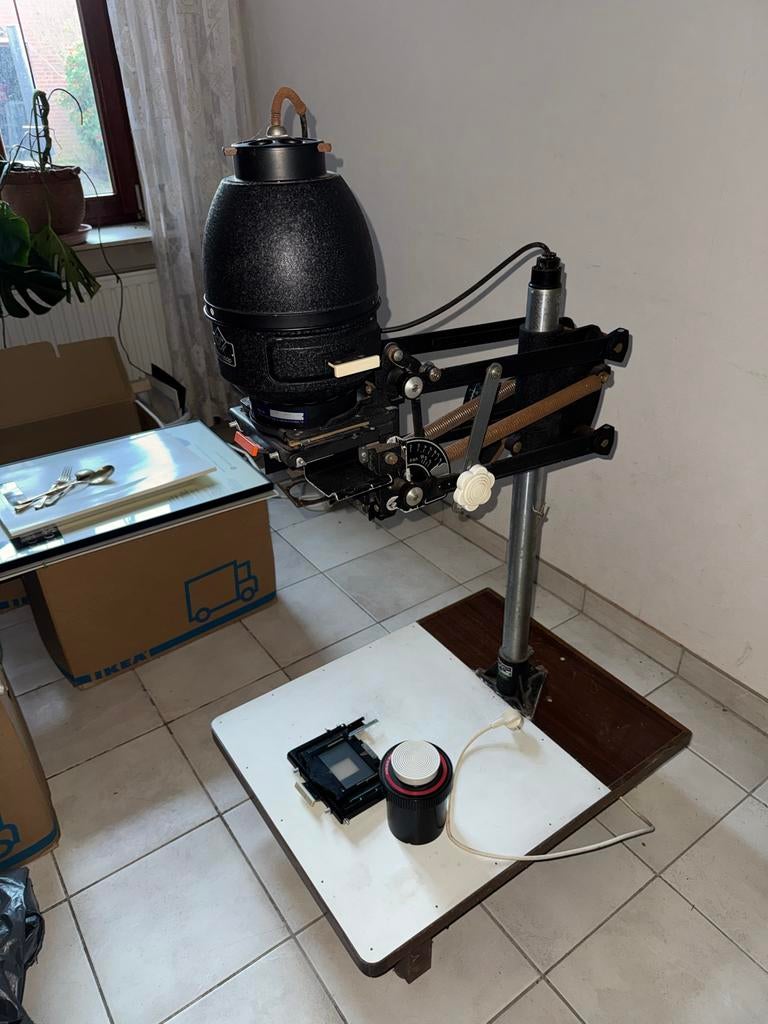 Agfa Varioscoop vergroter met toebehoren, Audio, Tv en Foto, Fotografie | Doka Toebehoren, Ophalen, Gebruikt, Complete dokaset