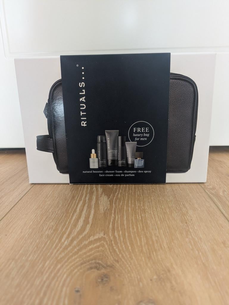 Rituals set Homme met toilettas NIEUW, Ophalen of Verzenden, Nieuw, Bad & Douche