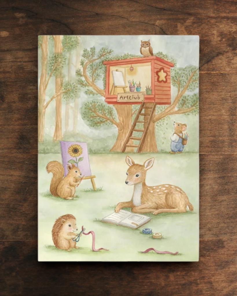 Appeloogje A6 ansichtkaart, Ophalen of Verzenden, 1980 tot heden, Ongelopen, Overige thema's