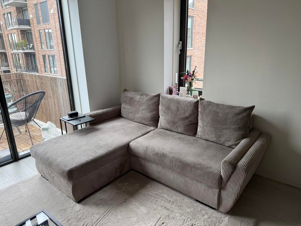 Hoek bank, Ophalen of Verzenden, Gebruikt, Overige materialen