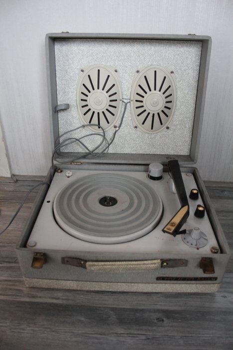 His Masters Voice - koffergrammofoon, Ophalen of Verzenden