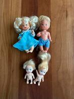 VINTAGE 4x kleine popjes Mattel & Tyco, Verzamelen, Poppen, Ophalen of Verzenden, Zo goed als nieuw, Pop