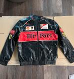 Ferrari Racing Jas (Maat L) Leder Look zwart/rood, Ophalen of Verzenden, Zo goed als nieuw, Maat 52/54 (L), Rood