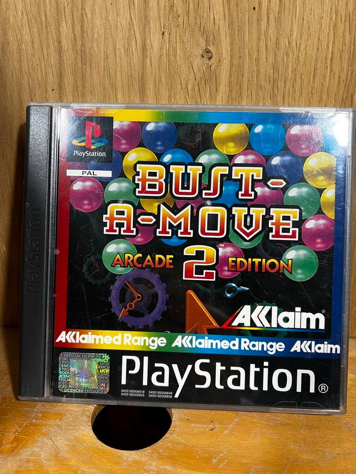 Playstation 1 (PS1) game Bust-A-Move 2 ARCADE Edition, Spelcomputers en Games, Games | Sony PlayStation 1, Zo goed als nieuw, Puzzel en Educatief