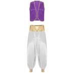 Paars wit arabische prins kostuum, Verzenden, Nieuw, Overige maten, Kleding